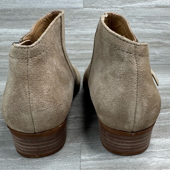 Lucky Brand Suede Brielley Side Zip Ankle Booties Womens Size 8 - Picture 5 of 12